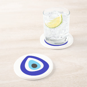 Evil Eye Nazar Amulet Getränkeuntersetzer