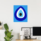 Evil Eye Nazar Amulet Poster (Heimbüro)