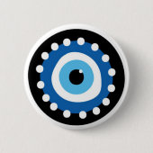 Evil Eye Nazar Amulet Talisman Schutz Button (Vorderseite)