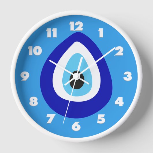 Evil Eye Nazar Amulet Uhr (Vorderseite)