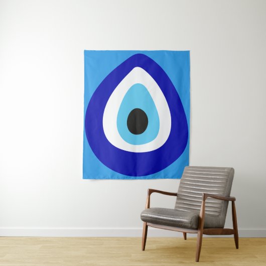 Evil Eye Nazar Amulet Wandteppich (Beispiel)