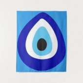 Evil Eye Nazar Amulet Wandteppich (Vorderseite)