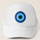 Evil Eye Nazar Blue Mati LKW-Hut Truckerkappe (Vorderseite)