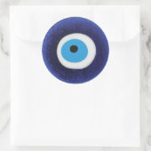 Evil Eye Nazar Talisman Runder Aufkleber (Tasche)