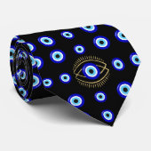 Evil Eye Neck Tie Krawatte (Gerollt)