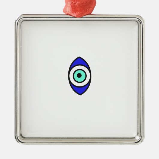 Evil Eye Ornament Aus Metall (Vorne)