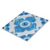 Evil Eye Ornament Blues and Pearl Fliese (Seite)
