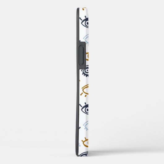 Evil Eye Pattern  Case-Mate iPhone Hülle (Rückseite / Rechts)