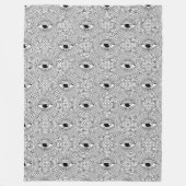 Evil Eye Pattern Fleecedecke (Vorderseite)