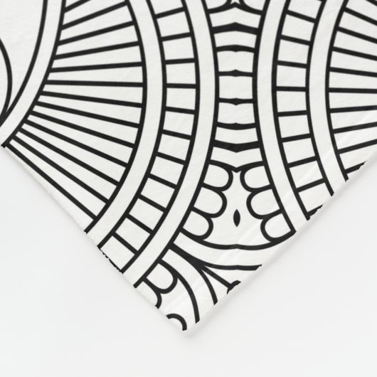 Evil Eye Pattern Fleecedecke (Ecke)