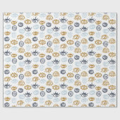 Evil Eye Pattern Geschenkpapier (Flach)