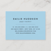 Evil Eye Pattern, Greek Eye, Nazar, Yoga Teacher Visitenkarte (Rückseite)