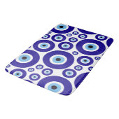 Evil Eye Pattern, Greek Eye, Turkish Eye, Nazar Badematte (Schrägansicht)