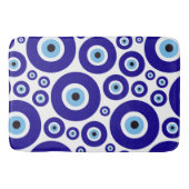 Evil Eye Pattern, Greek Eye, Turkish Eye, Nazar Badematte (Vorderseite)