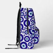 Evil Eye Pattern, Greek Eye, Turkish Eye, Nazar Bedruckter Rucksack (Links)