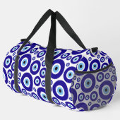 Evil Eye Pattern, Greek Eye, Turkish Eye, Nazar Duffle Bag (Rechte Ecke)