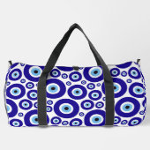 Evil Eye Pattern, Greek Eye, Turkish Eye, Nazar Duffle Bag (Rückseite)