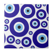 Evil Eye Pattern, Greek Eye, Turkish Eye, Nazar Fliese (Vorderseite)