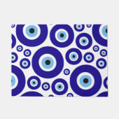 Evil Eye Pattern, Greek Eye, Turkish Eye, Nazar Fußmatte (Vorderseite)