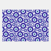 Evil Eye Pattern, Greek Eye, Turkish Eye, Nazar Geschenkpapier Set (Vorderseite 3)