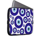 Evil Eye Pattern, Greek Eye, Turkish Eye, Nazar Laptopschutzhülle (Vorne Rechts)
