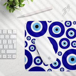 Evil Eye Pattern, Greek Eye, Turkish Eye, Nazar Mousepad