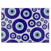 Evil Eye Pattern, Greek Eye, Turkish Eye, Nazar Schneidebrett (Vorderseite)