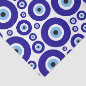 Evil Eye Pattern, Greek Eye, Turkish Eye, Nazar Seidenpapier (Ausschnitt)