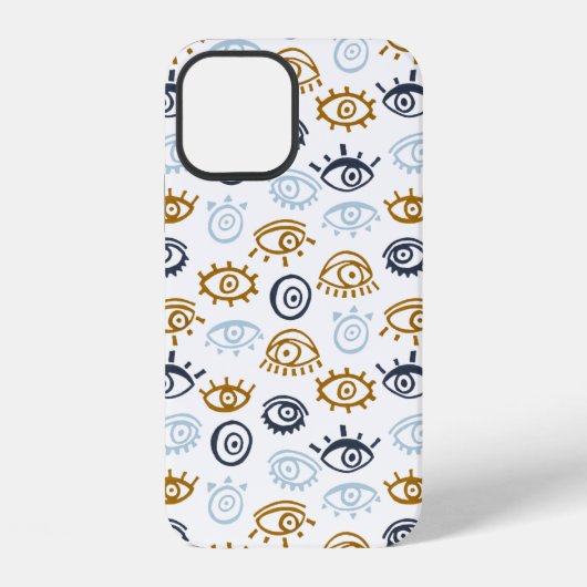 Evil Eye Pattern  iPhone Hülle (Rückseite)