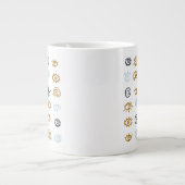 Evil Eye Pattern Jumbo-Tasse (Vorderseite)