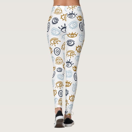 Evil Eye Pattern Leggings (Rückseite)