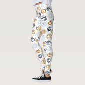 Evil Eye Pattern Leggings (Links)