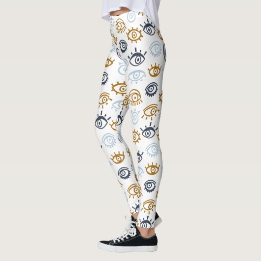 Evil Eye Pattern Leggings (Links)