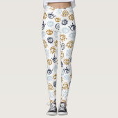 Evil Eye Pattern Leggings (Vorderseite)