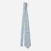 Evil Eye Pattern Neck Tie Krawatte (Rückseite)