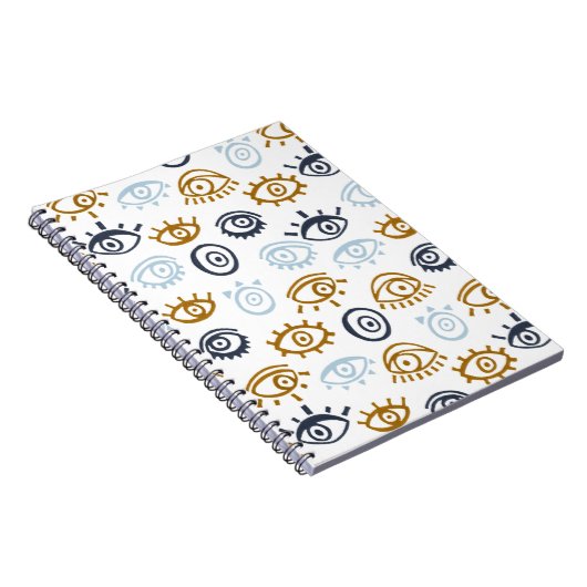Evil Eye Pattern Notizblock (Rechte Seite)