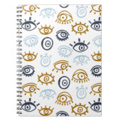Evil Eye Pattern Notizblock (Vorderseite)