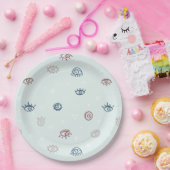 Evil Eye Pattern Pappteller (Party)