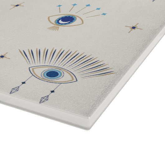 Evil Eye Pattern Schneidebrett (Ecke)