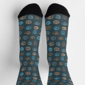 Evil Eye Pattern Socks Socken (Oben)