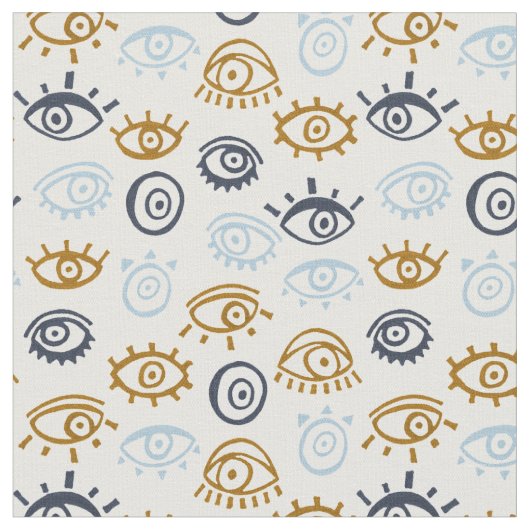 Evil Eye Pattern Stoff (Nahaufnahme)