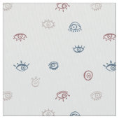 Evil Eye Pattern  Stoff (Nahaufnahme)