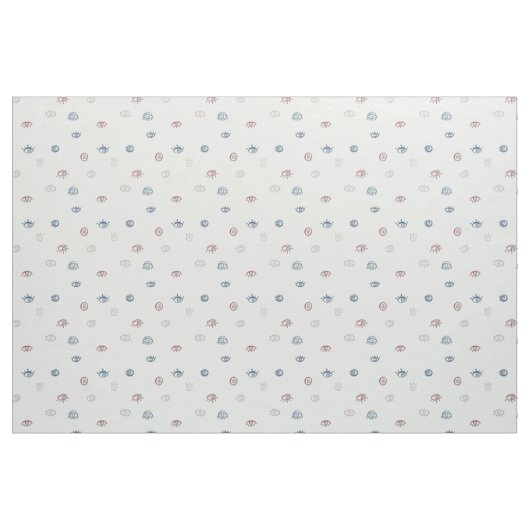 Evil Eye Pattern  Stoff (Fat Quarter (45,7 x 55,9 cm))