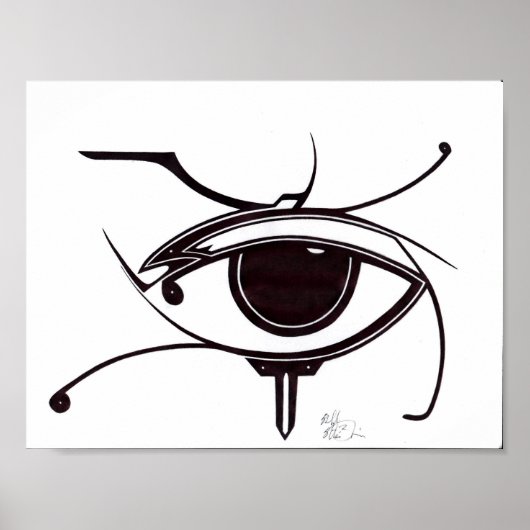 Evil Eye Poster (Vorne)
