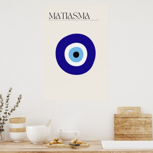 Evil Eye Poster Matiasma (Küche)