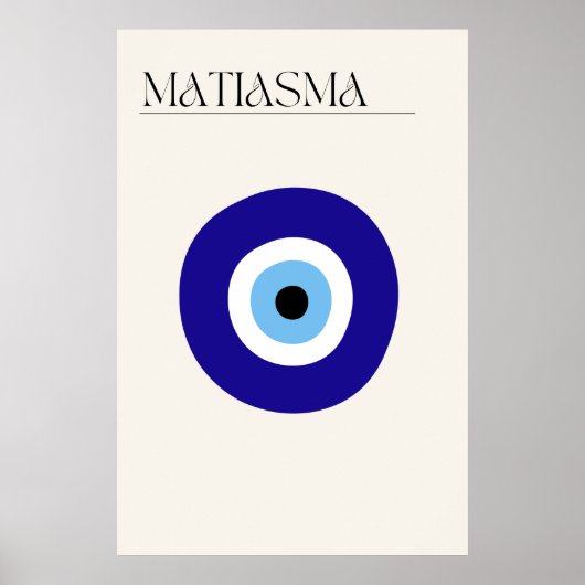 Evil Eye Poster Matiasma (Vorne)