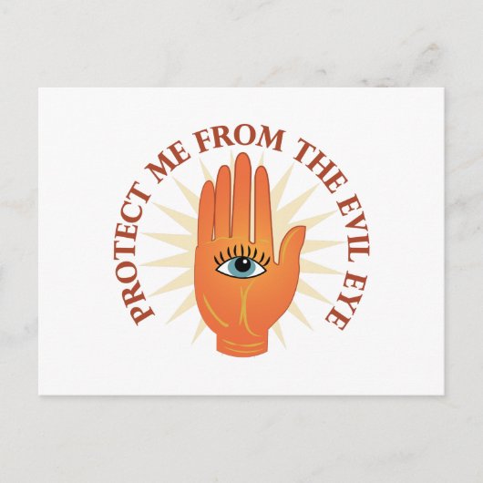 Evil Eye Postkarte (Vorderseite)