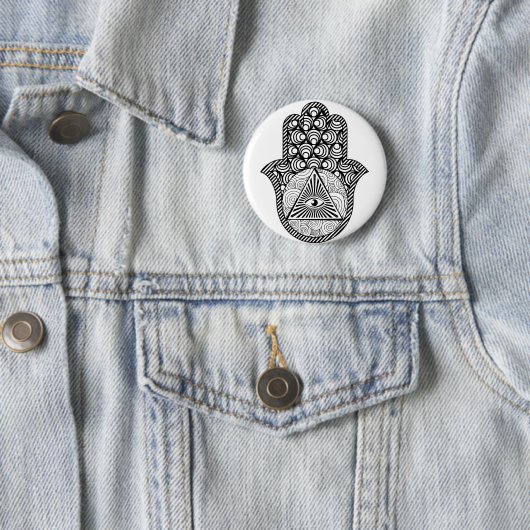 Evil Eye Protection Hamsa Button (Beispiel)