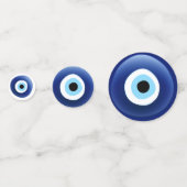 Evil Eye Protection Mediterranean Lucky Charm Konfetti (Vorderseiten)