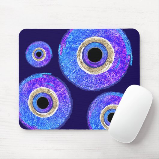 Evil eye protection Mousepad (Mit Mouse)